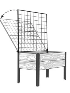 Space-Maker Pivoting Trellis, 4' -The Bloom Yard Sales Shop 8590247 001 tif