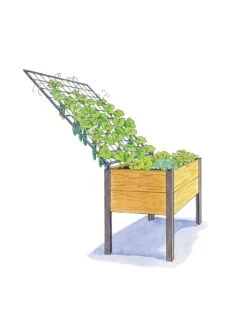 Space-Maker Pivoting Trellis, 4' -The Bloom Yard Sales Shop 8590247 SMTrellis 4ft tif