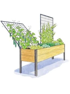 Space-Maker Pivoting Trellis, 8' -The Bloom Yard Sales Shop 8590367 SMTrellis 8ft tif
