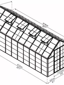 Canopia® By Palram Harmony™ Snap & Grow Greenhouse, 8' 38 Canopia® By Palram Harmony™ Snap & Grow Greenhouse, 8' -The Bloom Yard Sales Shop 8591043 12V jpg