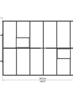 Canopia® By Palram Essence™ Greenhouse, 8' X 12' -The Bloom Yard Sales Shop 8591356 15V tif