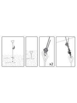 Canopia® By Palram Anchoring Kit For The Palram - Canopia Greenhouses -The Bloom Yard Sales Shop 8591357 08v