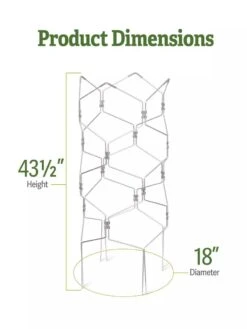Gardener's Vertex Lifetime Tomato Cage -The Bloom Yard Sales Shop 8598426 dims