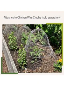 Chicken Wire Cloche Extension -The Bloom Yard Sales Shop 8599107 2
