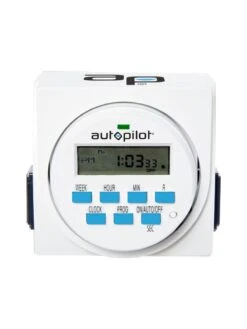 Digital Programmable 7 Day Timer Dual Outlet -The Bloom Yard Sales Shop 8599360 01v