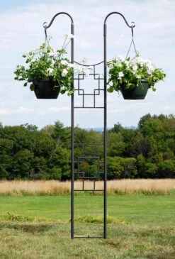 The Bloom Yard Sales Shop 7 Achla Designs Square-on-Squares Double Pole Trellis