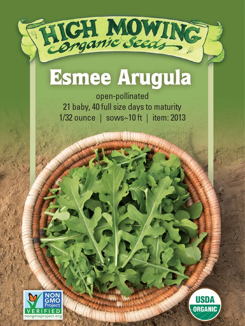 Esmee Arugula Organic Seeds 1 Esmee Arugula Organic Seeds