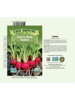 Cherry Belle Radish Organic Seeds -The Bloom Yard Sales Shop 8610352 01v