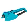 Aqua Joe AJ-OMS20-BRS Indestructible Metal Base Oscillating Sprinkler, 4973 Sq Ft Max Coverage