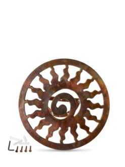 Rustic Sun Wall-Mount Garden Hose Hanger -The Bloom Yard Sales Shop 8611025 0828 tif