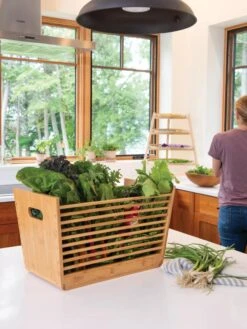 Bamboo Garden Stool And Basket Combo -The Bloom Yard Sales Shop 8612425 0025 tif