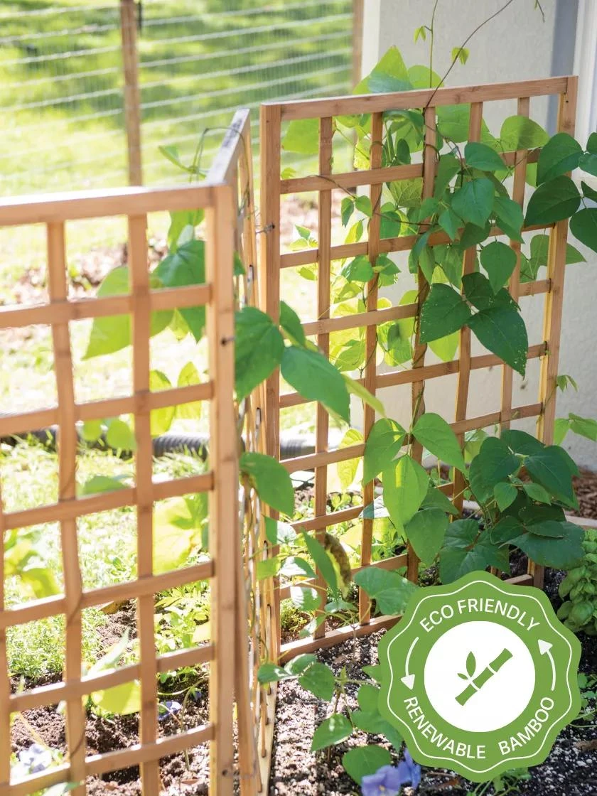 Bamboo Zig-Zag Trellis 24" X 36" 1 Bamboo Zig-Zag Trellis 24" X 36"