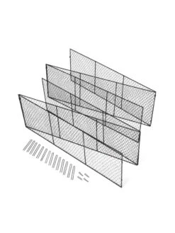 Chicken Wire Critter Fence, 16" High -The Bloom Yard Sales Shop 8613249 3969