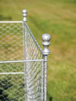 Tall Chicken Wire Critter Fence With Gate -The Bloom Yard Sales Shop 8613260 0082