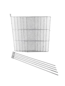Tall Chicken Wire Critter Fence With Gate -The Bloom Yard Sales Shop 8613260 6107
