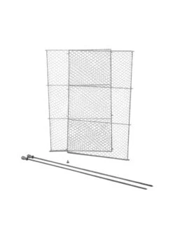 Tall Chicken Wire Critter Fence Extension Panel, Set Of 2 -The Bloom Yard Sales Shop 8613262 6063 tall chicken wire critter fence extension panel set of 2 galvanized