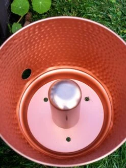Hammered Copper Hose Pot With Lid 16 Hammered Copper Hose Pot With Lid -The Bloom Yard Sales Shop 8613311 0022