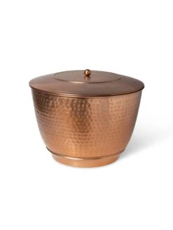 Hammered Copper Hose Pot With Lid 19 Hammered Copper Hose Pot With Lid -The Bloom Yard Sales Shop 8613311 5815